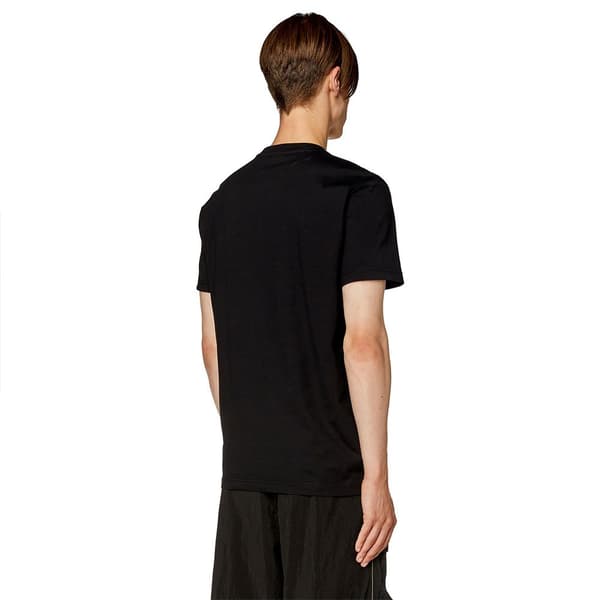 Diesel Kortärmad T-shirt Diegor Svart S Man