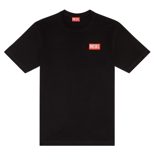 Diesel Kortärmad T-shirt Just Nlabel Svart M Man