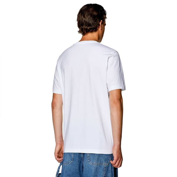 Diesel Kortærmet T-shirt Just Nlabel Hvid M Mand