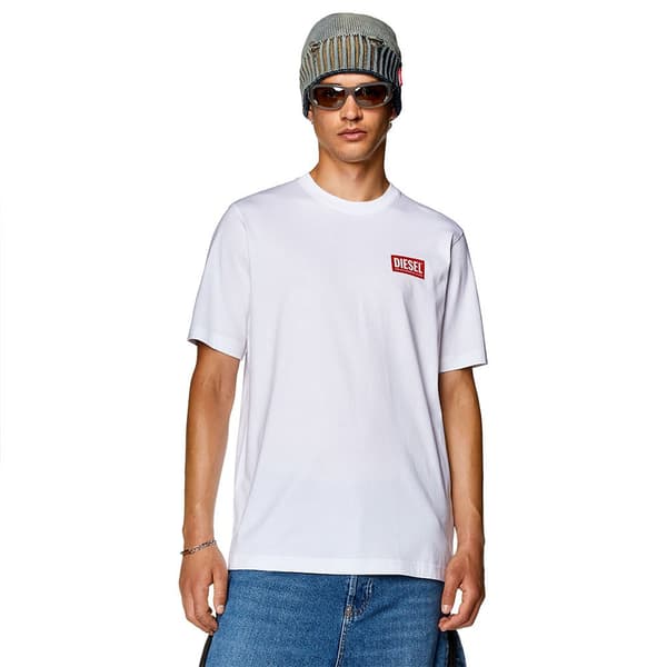 Diesel Kortærmet T-shirt Just Nlabel Hvid M Mand