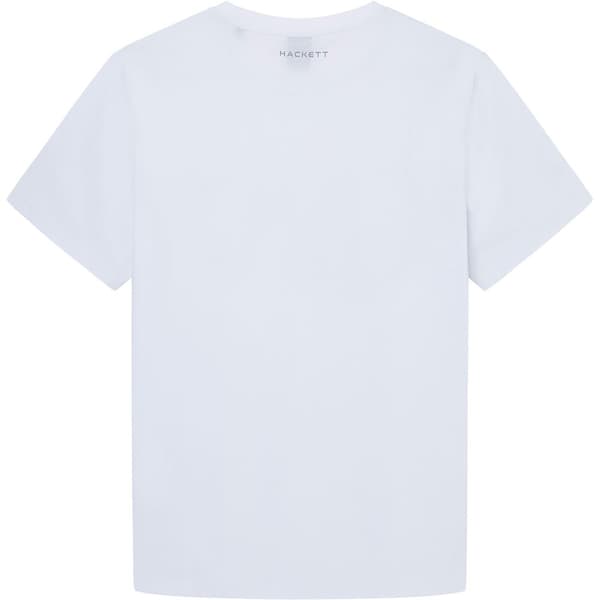 Hackett Kortærmet T-shirt Hm500783 Hvid M Mand