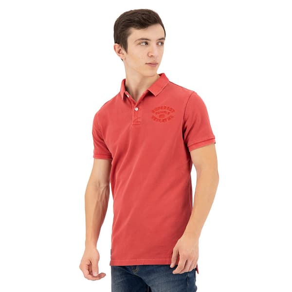 Superdry Lyhythihainen Poolo Vintage Superstate Punainen L Mies