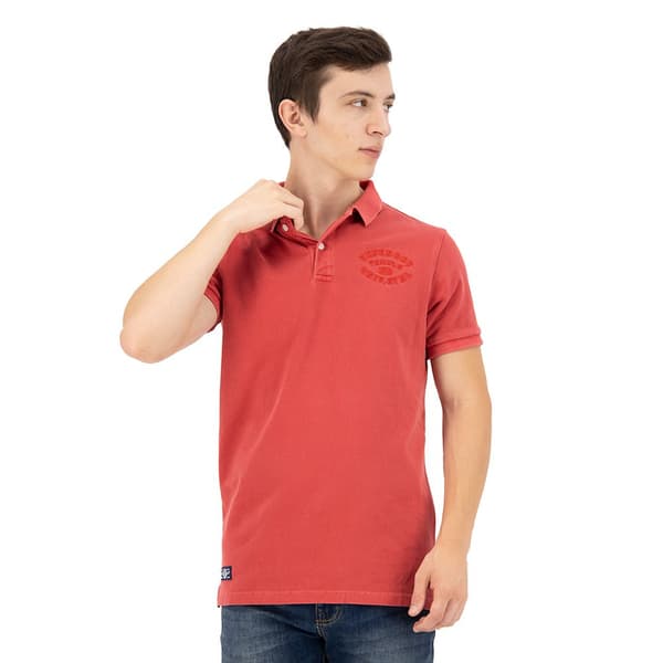 Superdry Kortärmad Piké Vintage Superstate Röd L Man