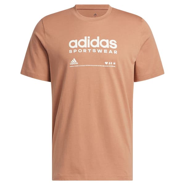 Adidas Kortærmet T-shirt Lounge Orange M Mand