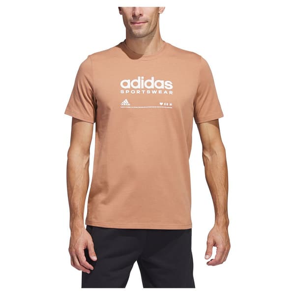 Adidas Kortærmet T-shirt Lounge Orange M Mand