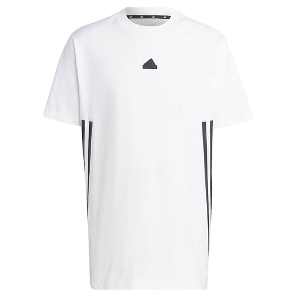 Adidas Kortärmad T-shirt Fi 3s Vit S / Regular Man