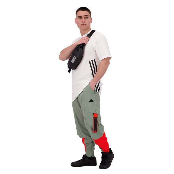 Adidas Kortärmad T-shirt Fi 3s Vit S / Regular Man