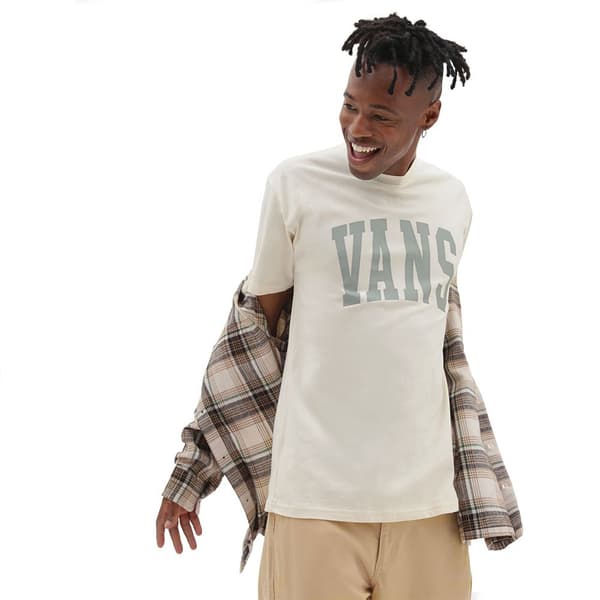Vans Varsity Type Lyhythihainen T-paita Beige S Mies