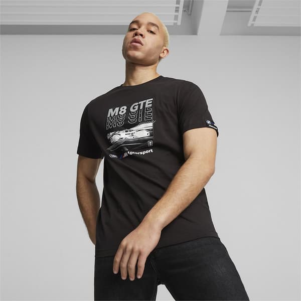 Puma Kortärmad T-shirt Bmw Mms Car Graphic Grå M Man