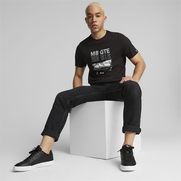 Puma Kortärmad T-shirt Bmw Mms Car Graphic Grå M Man