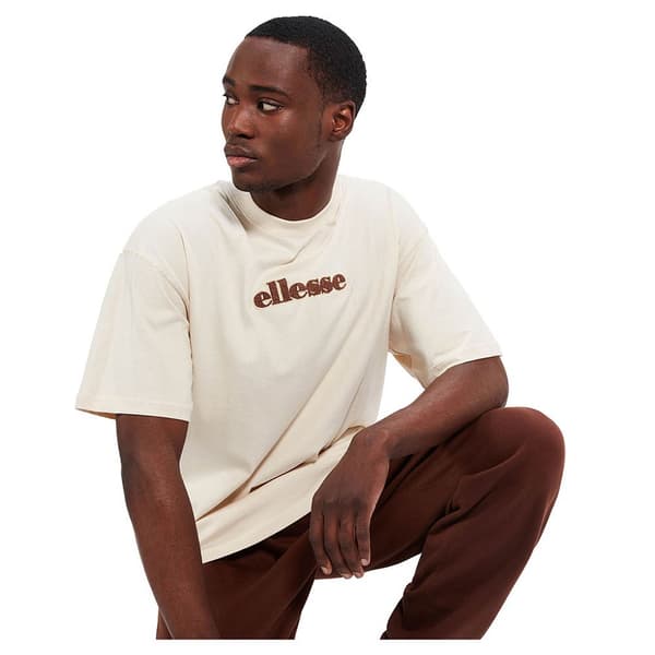Ellesse Kortärmad T-shirt Kem Brun M Man