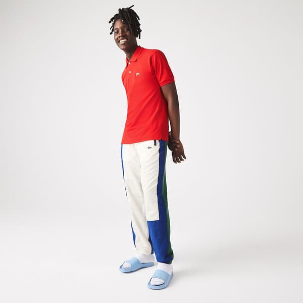 Lacoste Lyhythihainen Poolopaita Caiman Punainen M Mies