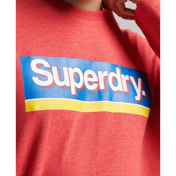 Superdry Långärmad T-shirt Vintage Cl Seasonal Röd S Man