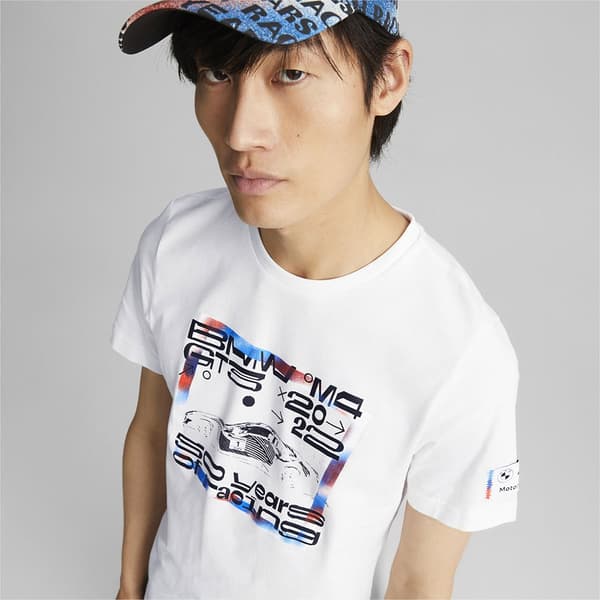 Puma T-shirt Bmw Motorsport Statement Car Graphic Vit M Man