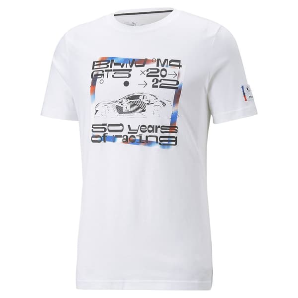 Puma T-shirt Bmw Motorsport Statement Car Graphic Vit M Man