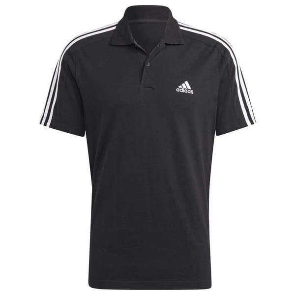 Adidas Kortærmet Polo 3s Pique Ps Sort M / Regular Mand