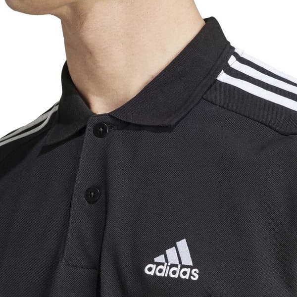 Adidas Kortærmet Polo 3s Pique Ps Sort M / Regular Mand