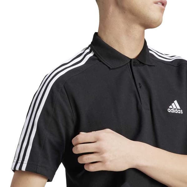 Adidas Kortærmet Polo 3s Pique Ps Sort M / Regular Mand