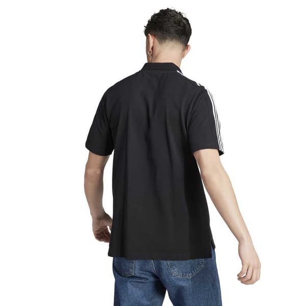 Adidas Kortærmet Polo 3s Pique Ps Sort M / Regular Mand