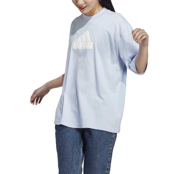 Adidas Kortærmet T-shirt Fi Bos Bf Blå S Kvinde