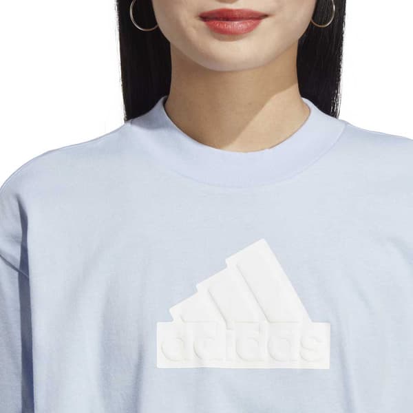 Adidas Kortærmet T-shirt Fi Bos Bf Blå S Kvinde