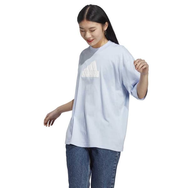 Adidas Kortærmet T-shirt Fi Bos Bf Blå S Kvinde