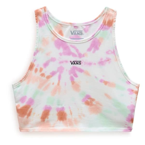 Vans Longline Raceback Wash Brelette ärmlös T-shirt Rosa L Kvinna