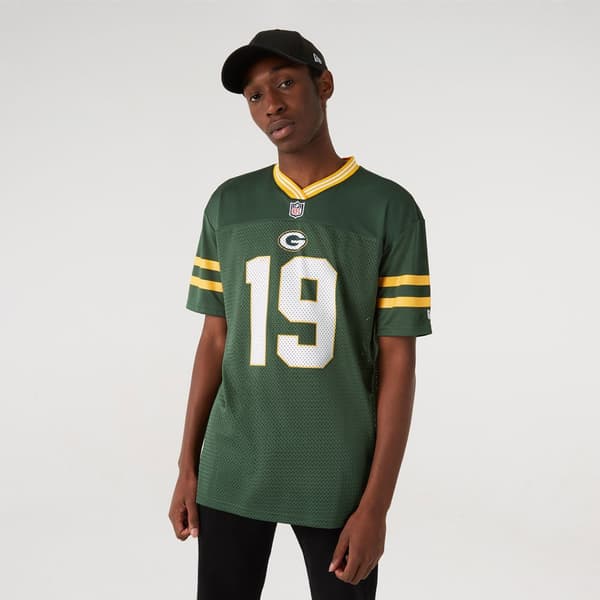 New Era Kortärmad T-shirt Nfl Mesh Green Bay Packers Grönt M Man