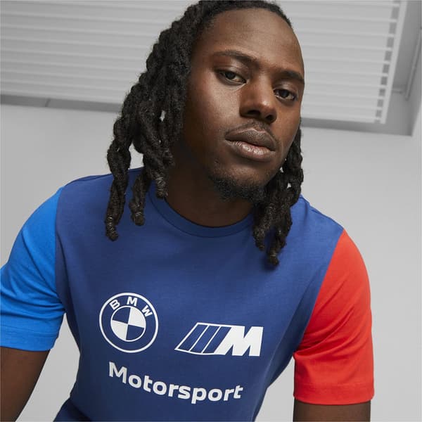 Puma Kortærmet T-shirt Bmw Mms Ess Logo Blå S Mand
