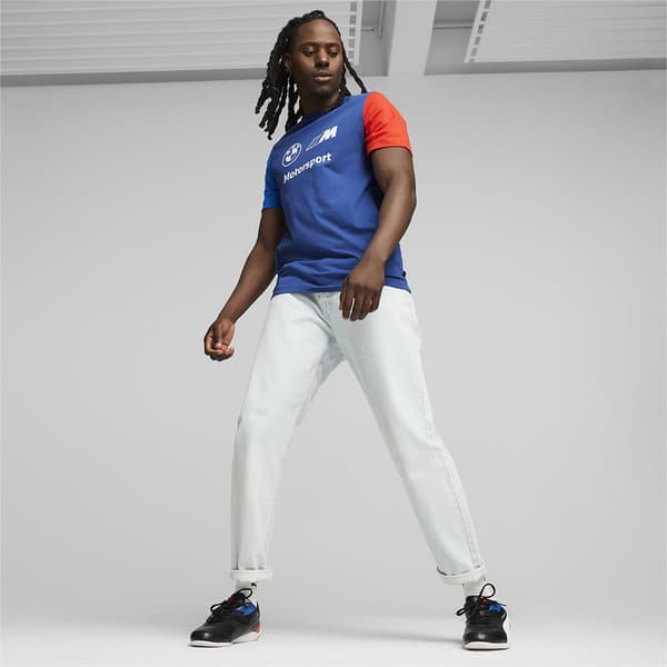 Puma Kortærmet T-shirt Bmw Mms Ess Logo Blå S Mand