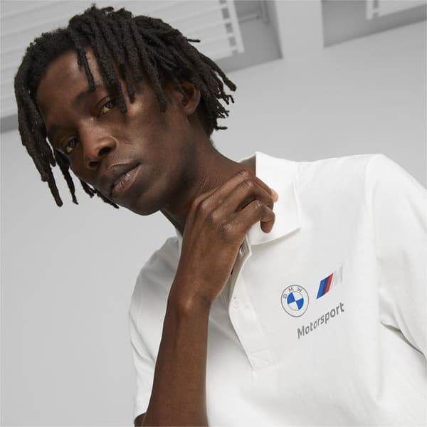 Puma Kortärmad Piké Bmw Mms Ess Vit S Man