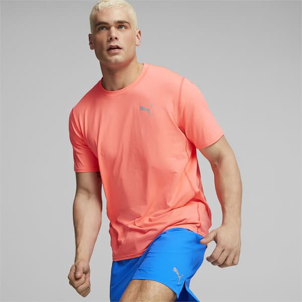 Puma Kortärmad T-shirt Run Cloudspun Orange S Man