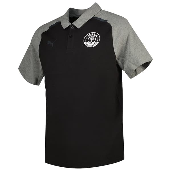 Puma Kortärmad Piké Ud Ibiza Team Cup Svart M Man