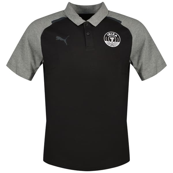 Puma Kortärmad Piké Ud Ibiza Team Cup Svart M Man
