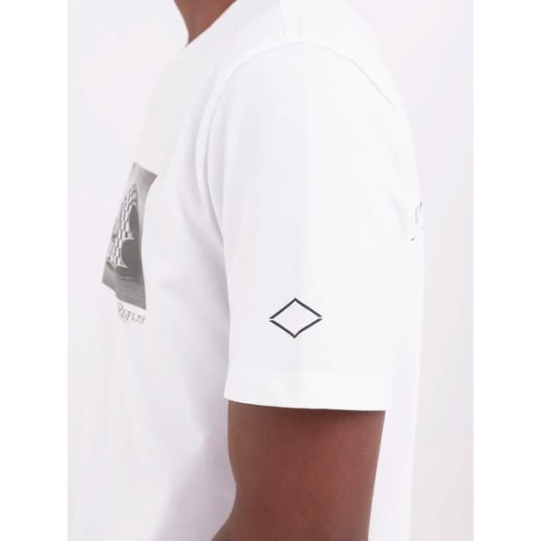Replay Kortærmet T-shirt M6666 .000.23608p Hvid XL Mand