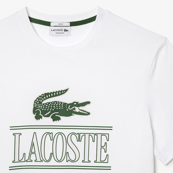 Lacoste Kortærmet T-shirt Th1218-00 Hvid L Mand