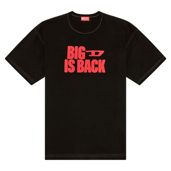 Diesel Kortærmet T-shirt Boxt Back Sort XL Mand