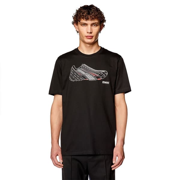 Diesel Kortærmet T-shirt Just Sort XL Mand