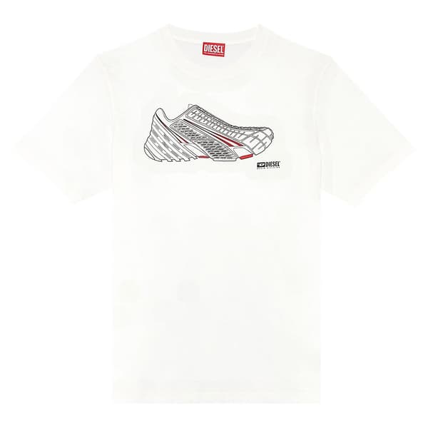 Diesel Kortærmet T-shirt Just Hvid XL Mand