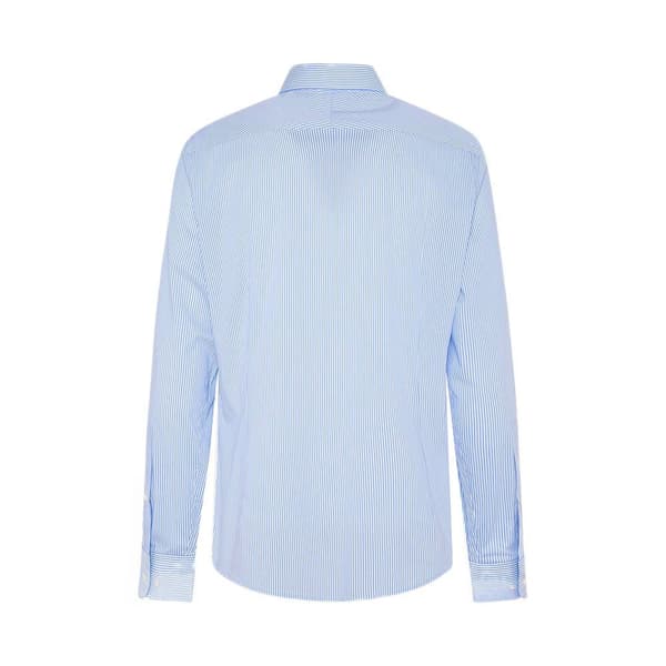 Hackett Lang Ærmet Skjorte Stretch Stripe Bc Blå S Mand