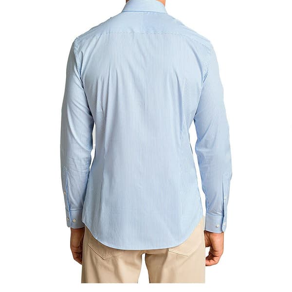 Hackett Lang Ærmet Skjorte Stretch Stripe Bc Blå S Mand