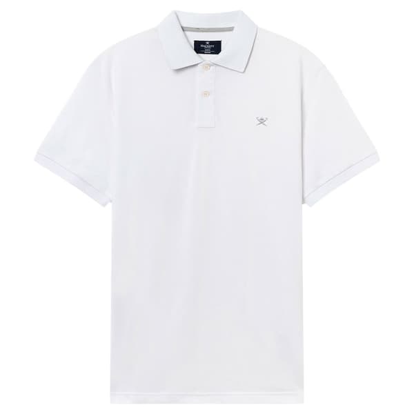 Hackett Kortärmad Pikétröja Slim Fit Vit 2XL Man