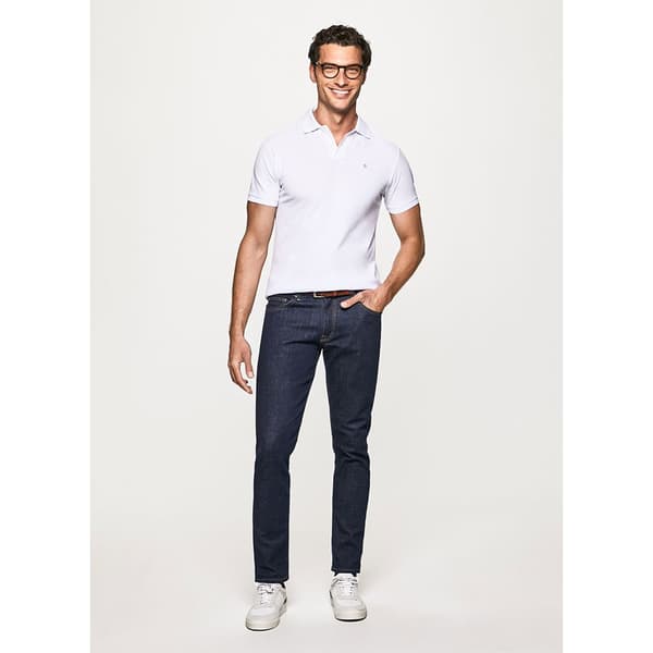 Hackett Kortärmad Pikétröja Slim Fit Vit 2XL Man