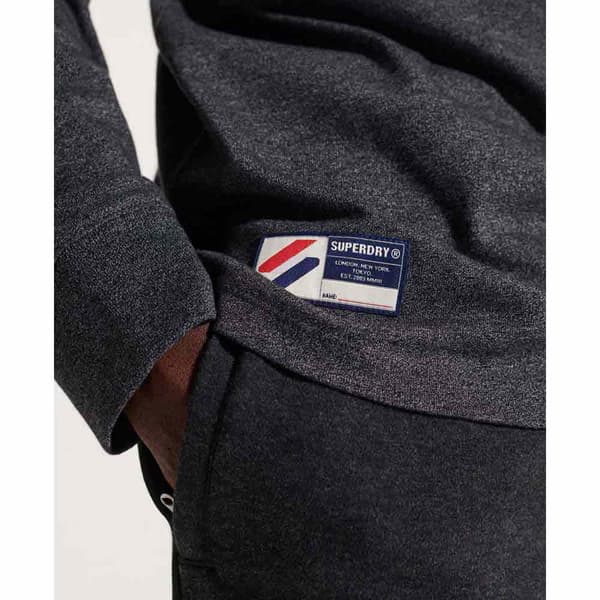 Superdry Långärmad T-shirt Code Logo Apq Grå S Man