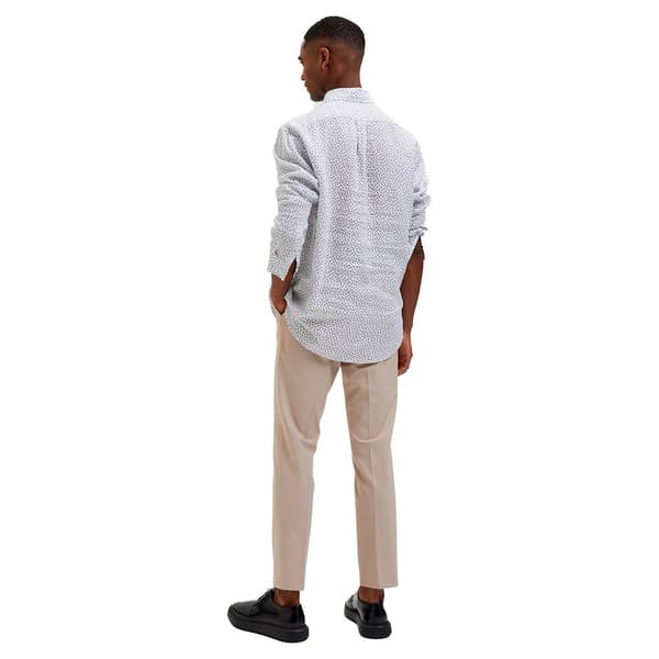 Selected Lang ærmet Skjorte Regular Kylian Linen Hvid XL Mand