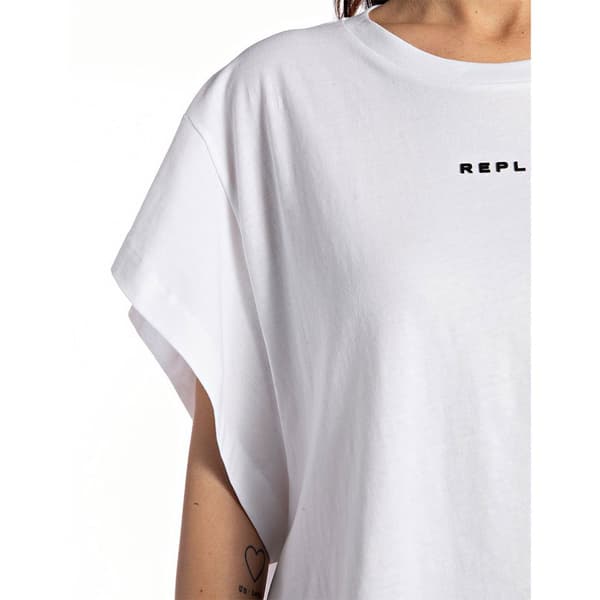 Replay Kortärmad T-shirt W3685.000.23120p Vit S Kvinna