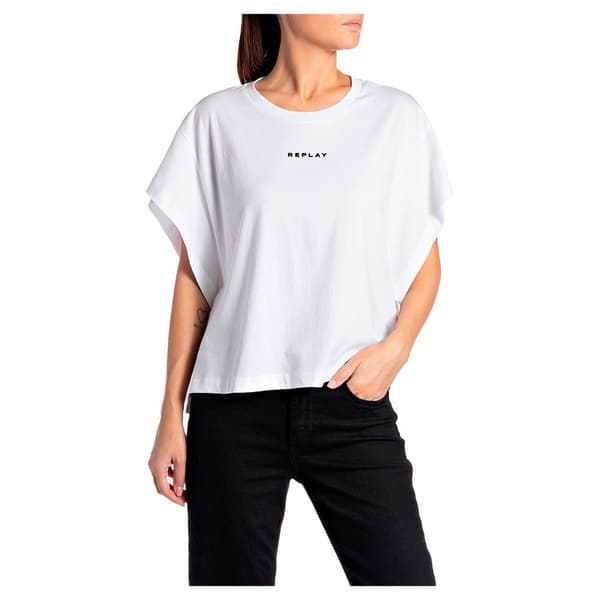 Replay Kortärmad T-shirt W3685.000.23120p Vit S Kvinna
