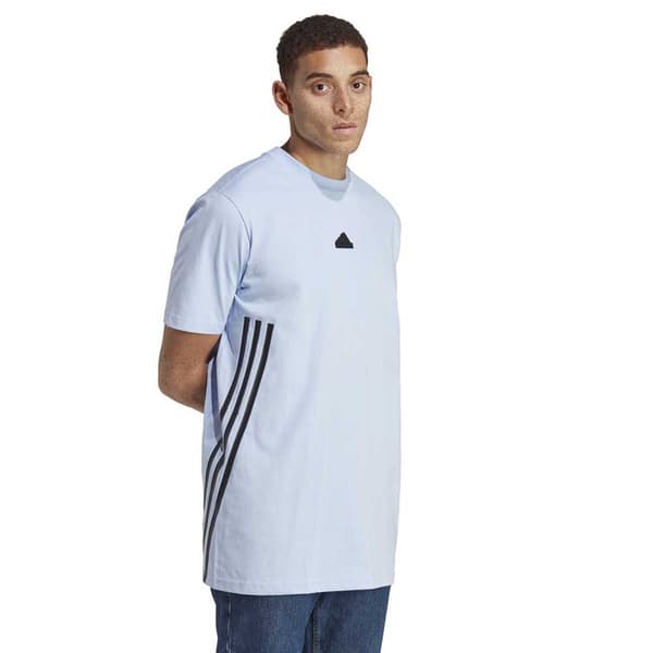 Adidas Kortärmad T-shirt Fi 3s Blå S / Regular Man
