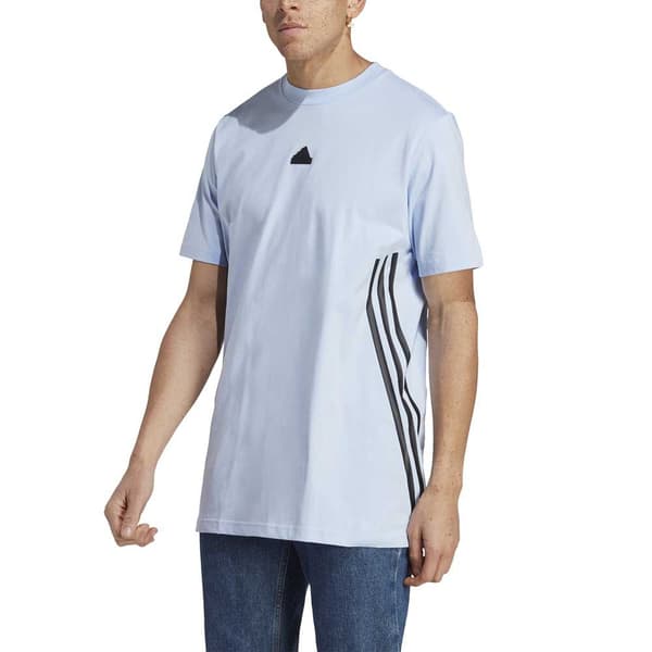 Adidas Kortärmad T-shirt Fi 3s Blå S / Regular Man
