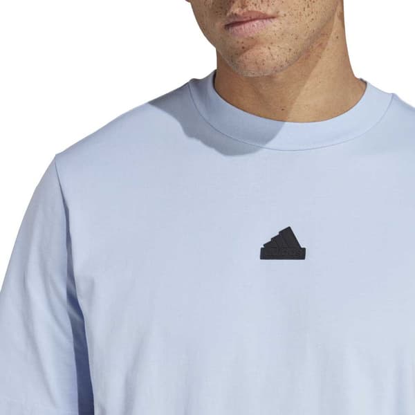 Adidas Kortärmad T-shirt Fi 3s Blå S / Regular Man
